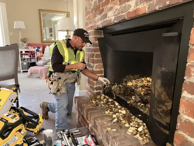Safe screening installation by Foxborough Chimney Sweep in Foxborough, MA